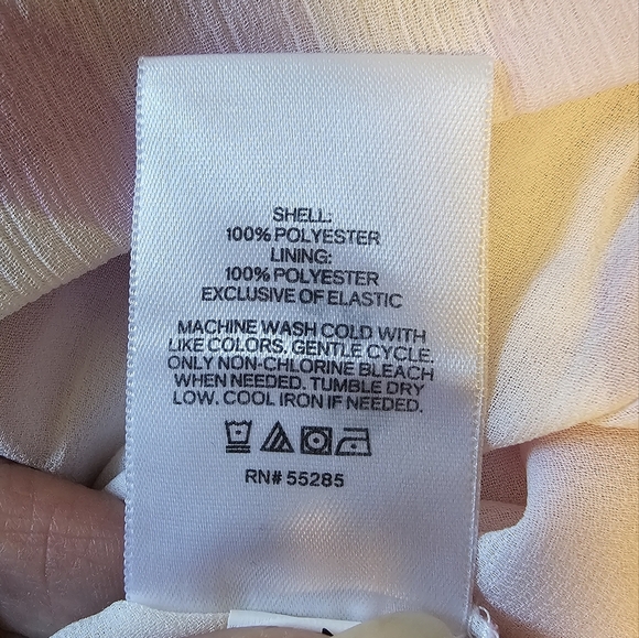 Express Floral Tie Banded Bottom Faux Wrap Top, Light Purple Print, Women's XS - Picture 6 of 8